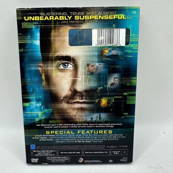 Source Code DVD Movie Summit Rated Pg-13 Full Screen NTSC Vera Farmiga - Picture 3 of 4